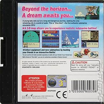 Dive Alert: Becky’s Version - SNK Neo Geo Pocket Color (Sacnoth - 1) video game collectible [Barcode 4964808601349] - Main Image 2