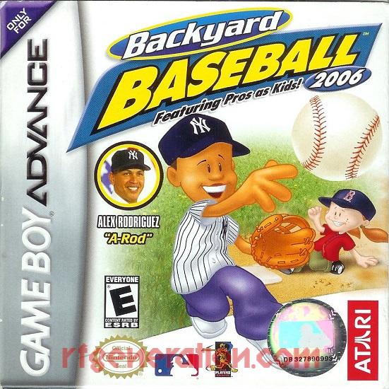 Backyard Baseball 2006 - Nintendo Game Boy Advance (GBA) video game collectible - Main Image 1
