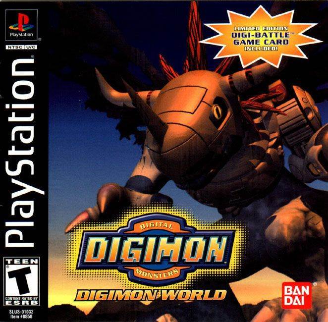 Digimon Digital World - Sony PlayStation video game collectible - Main Image 1