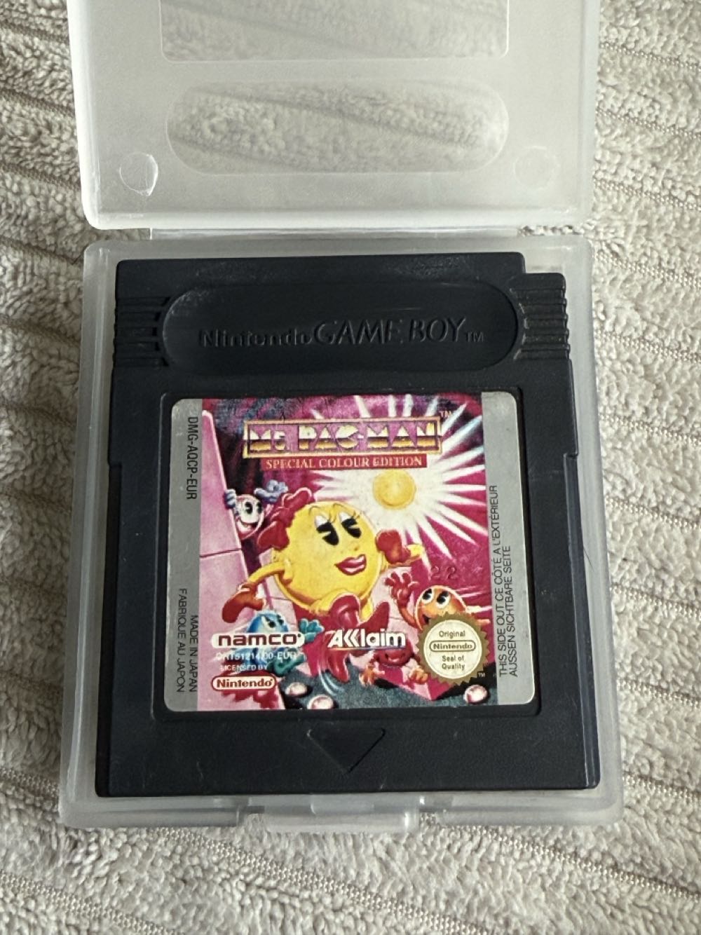 Ms. Pac-man - Nintendo Game Boy (Namco Bandai - 2) video game collectible [Barcode 722674020312] - Main Image 3