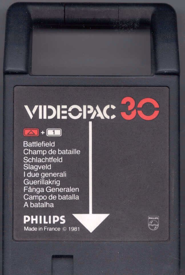 Videopac 30: Battlefield - Videopac video game collectible - Main Image 2