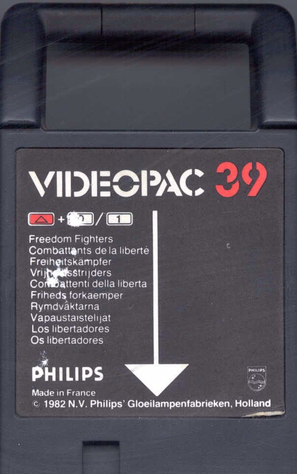 Philips Videopac 39: Freedom Fighters - Videopac video game collectible - Main Image 2