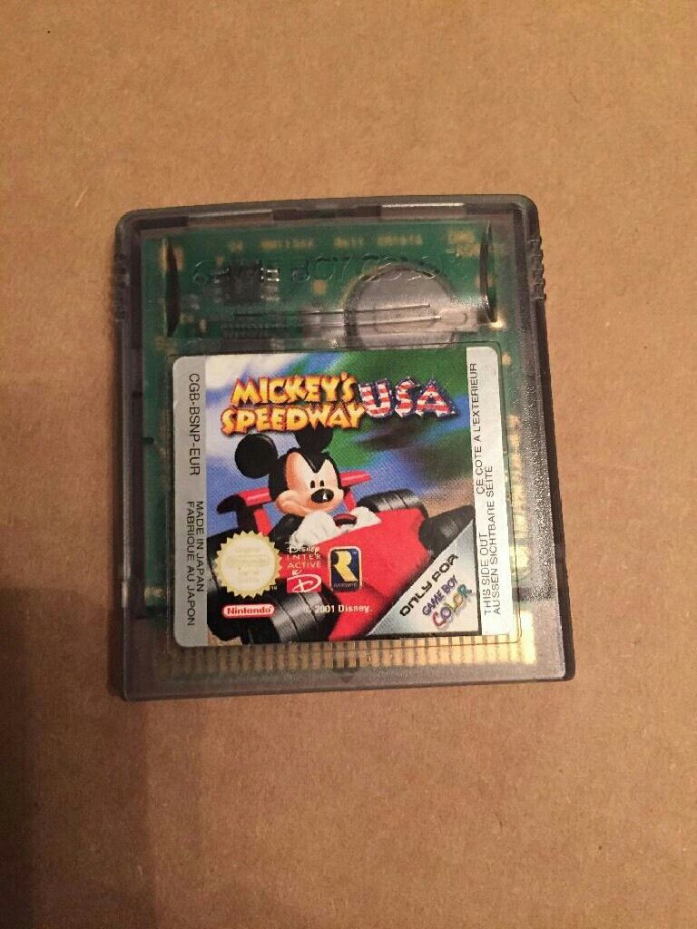 Micky’s Speedway Usa - Nintendo Game Boy Color video game collectible - Main Image 1