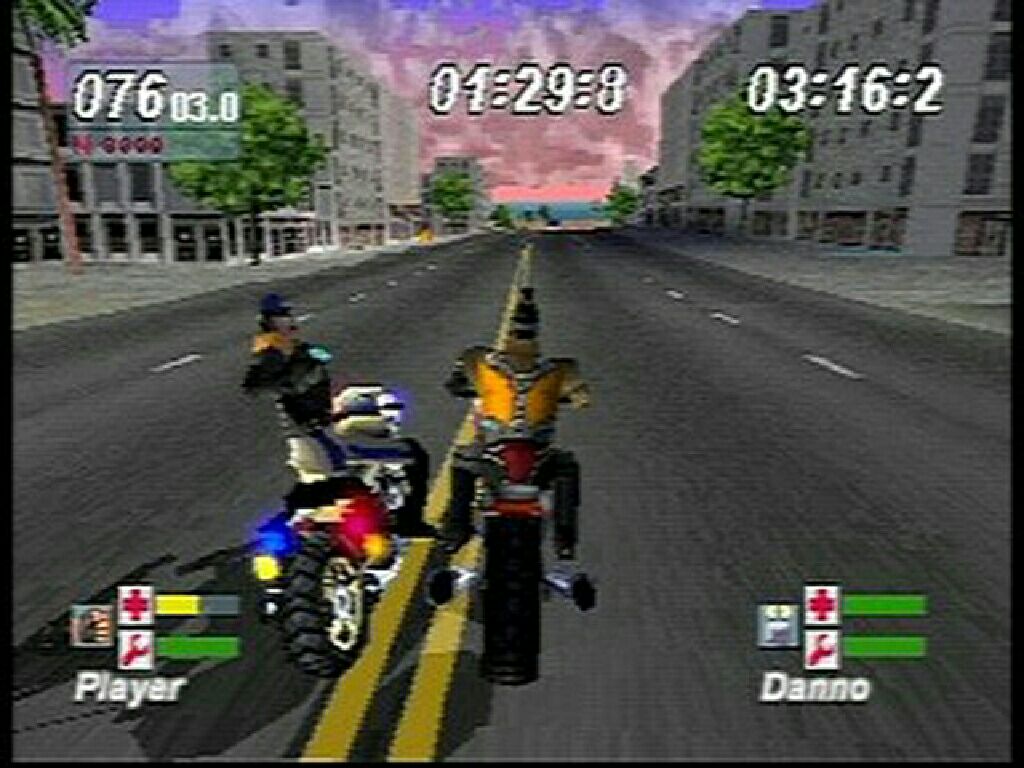 Road Rash: Jailbreak - Sony PlayStation (Electronic Arts) video game collectible - Main Image 2