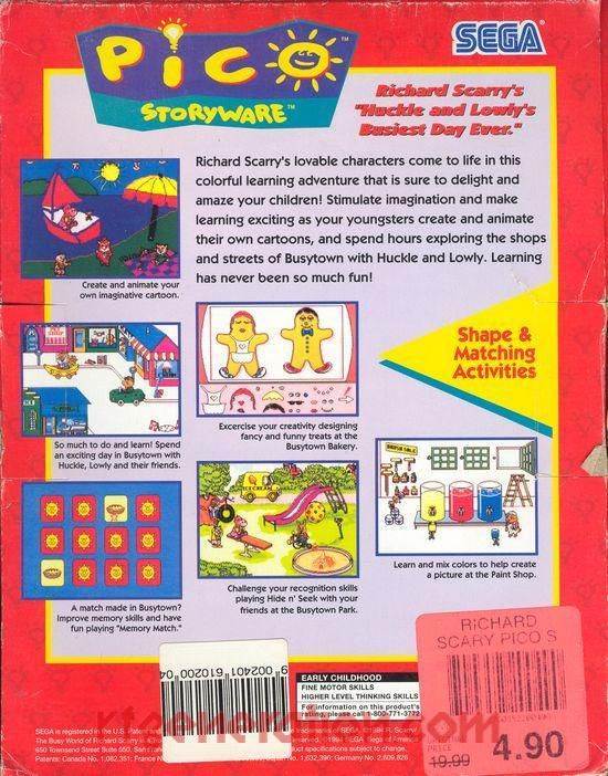 Huckle & Lowly’s Busiest Day Ever - Sega SG-1000 video game collectible - Main Image 1