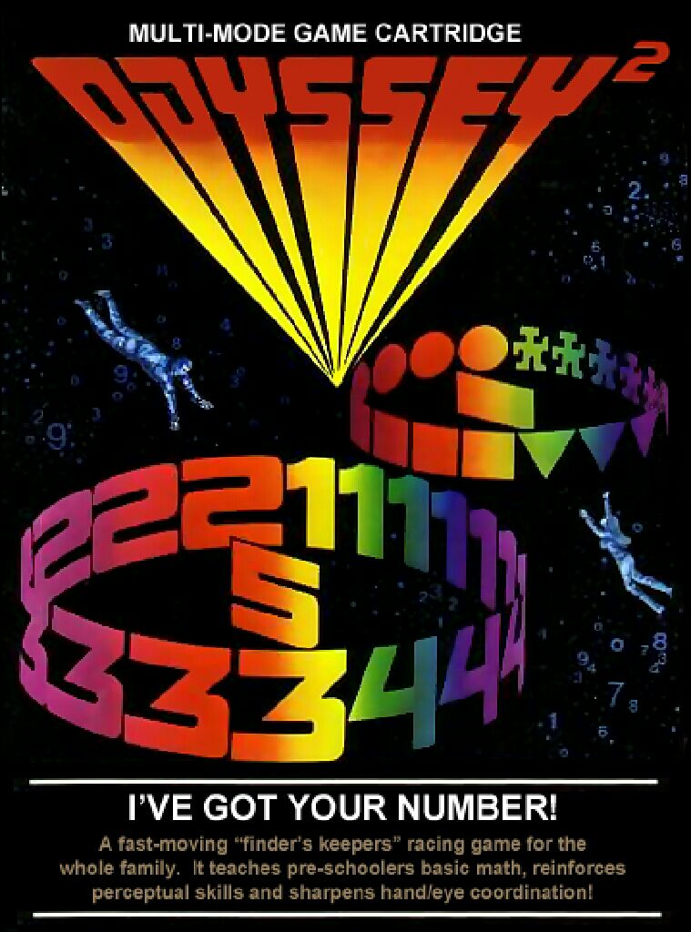 I’ve Got Your Number! - Magnavox Odyssey 2 video game collectible - Main Image 1