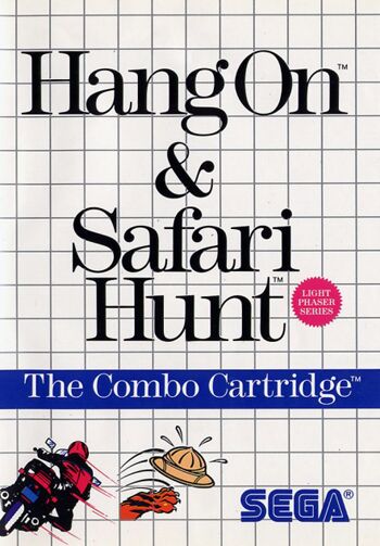 Hang On/Safari Hunt - Sega Master System (Sega) video game collectible - Main Image 1