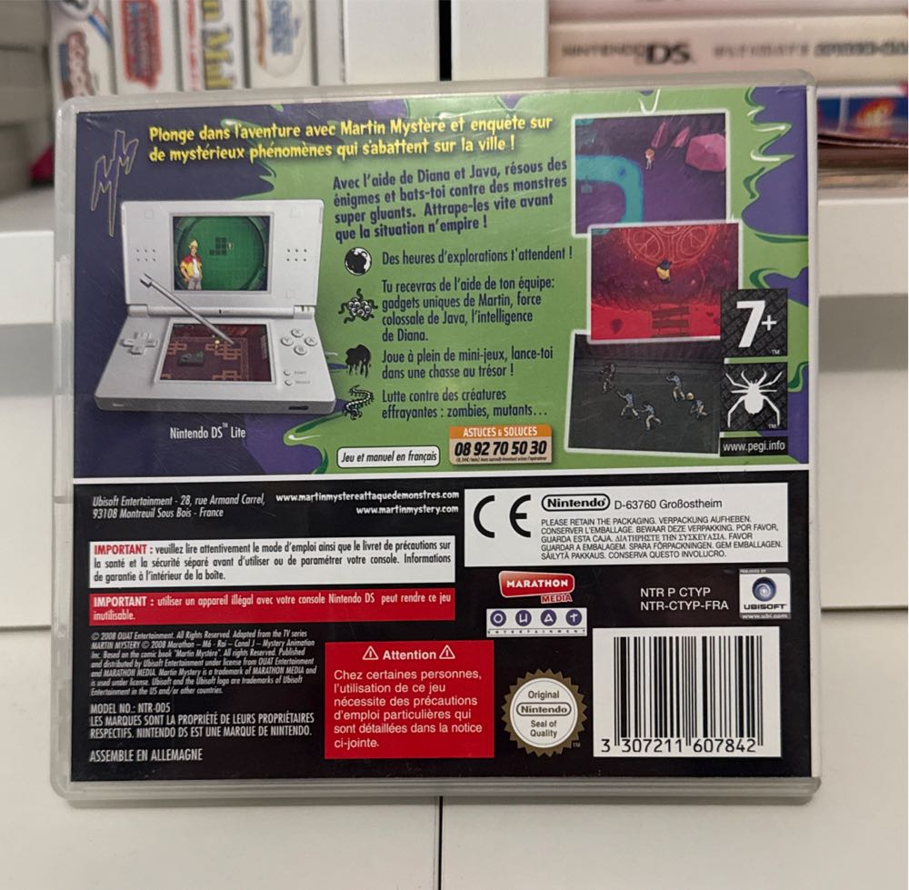 Martin Mystère - L’attaque Des Monstres - Nintendo DS video game collectible [Barcode 3307211607842] - Main Image 2