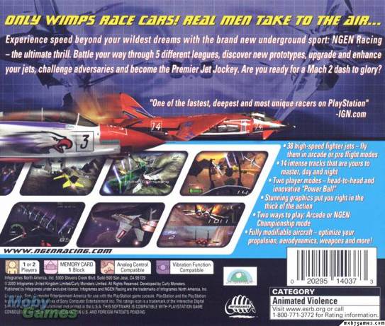 N.gen Racing - Sony PlayStation video game collectible - Main Image 2