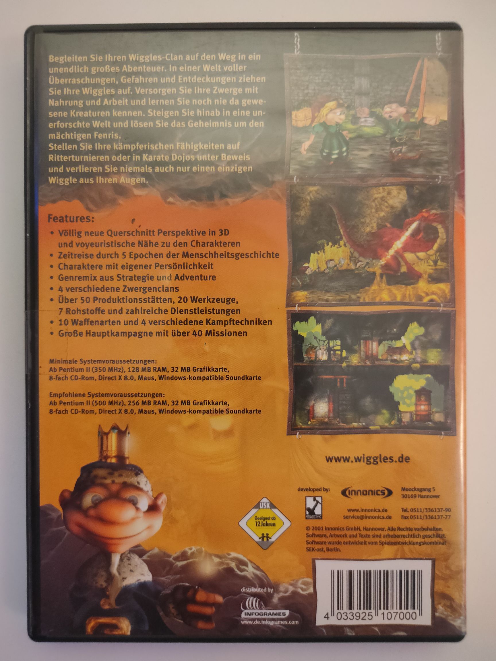 Wiggles - PC video game collectible [Barcode 4033925107000] - Main Image 2