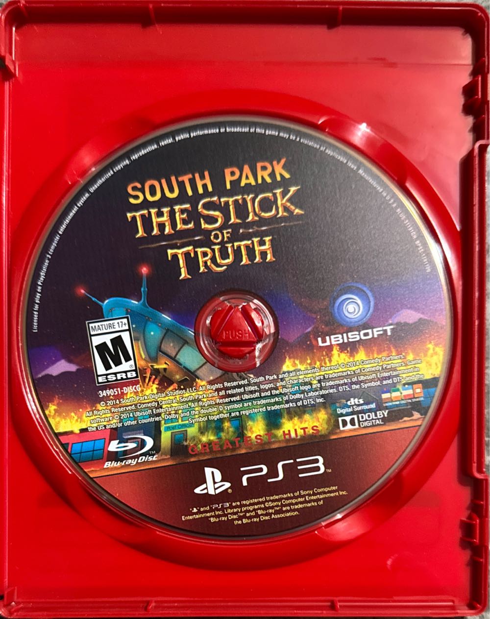 South Park: The Stick Of Truth - Sony PlayStation 3 (PS3) (Ubisoft - 1) video game collectible [Barcode 008888349051] - Main Image 3