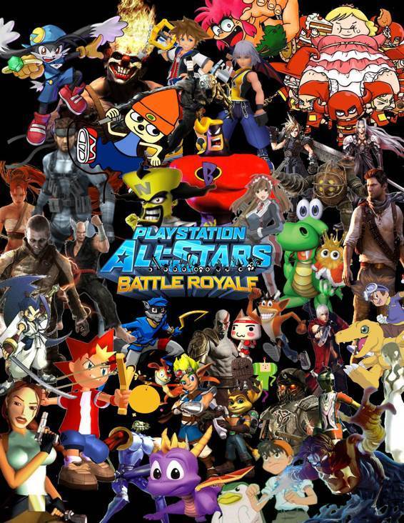Playstation All-Stars Battle Royale - Sony PlayStation 3 (PS3) (PS Plus - 1-4) video game collectible [Barcode 711719200857] - Main Image 2