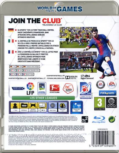 FIFA 13 - Sony PlayStation 3 (PS3) (Electronic Arts - 8) video game collectible [Barcode 5030932109682] - Main Image 2