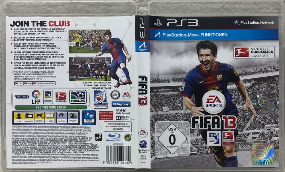 FIFA 13 - Sony PlayStation 3 (PS3) (Electronic Arts - 8) video game collectible [Barcode 5030932109682] - Main Image 3
