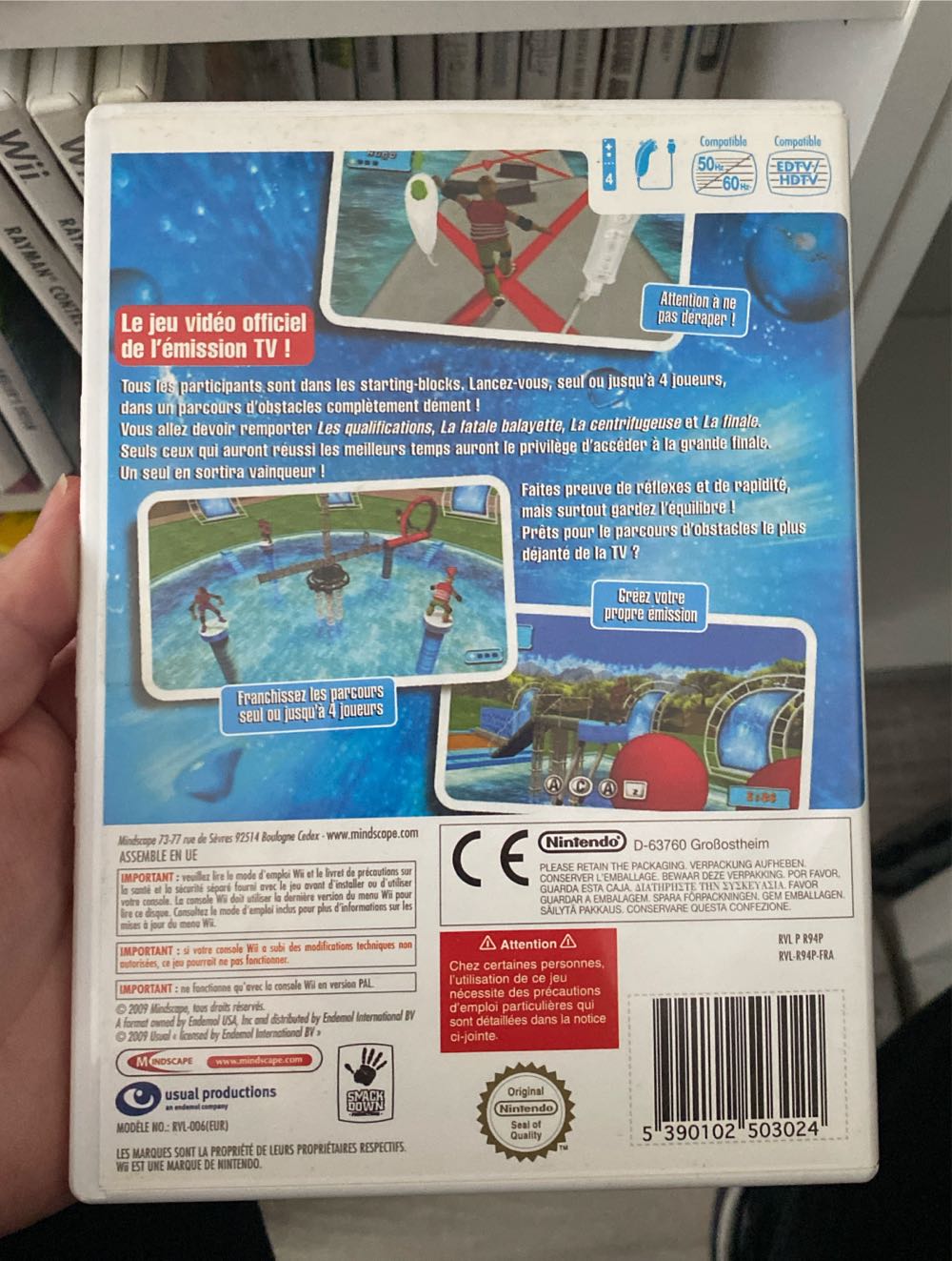 Total Derapage - Prêts Pour Le Grand Frisson? - Nintendo Wii (4) video game collectible [Barcode 5390102503024] - Main Image 2