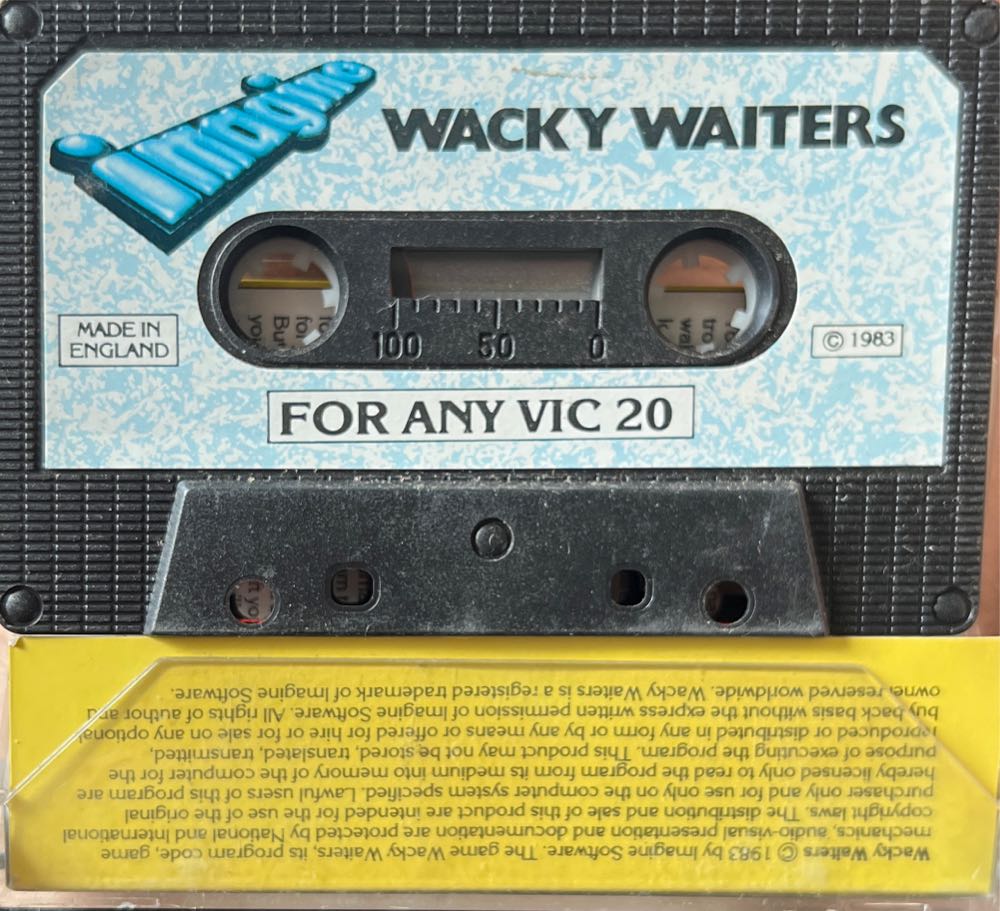 Wacky Waiters - Commodore Vic20 (Imagine) video game collectible - Main Image 2