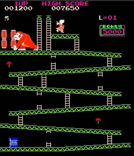 Crazy Kong - Commodore 64 (Interceptor Software) video game collectible - Main Image 4