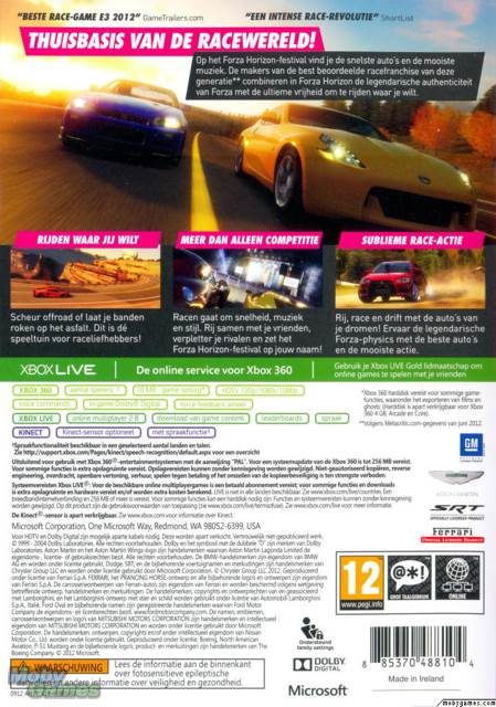 Forza Horizon 1 - Microsoft Xbox 360 (Microsoft Studios - 1) video game collectible [Barcode 8806347565668] - Main Image 2
