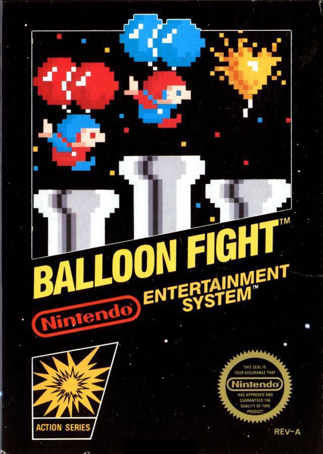 Baloon Fight - Nintendo Entertainment System (NES) video game collectible - Main Image 1