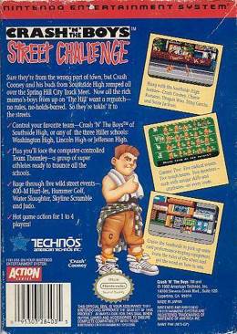 River City: Street Challenge - Nintendo Entertainment System (NES) (Technos) video game collectible - Main Image 2