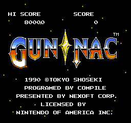 Gun-Nac - Nintendo Entertainment System (NES) (ASCII Corporation - 1) video game collectible - Main Image 3