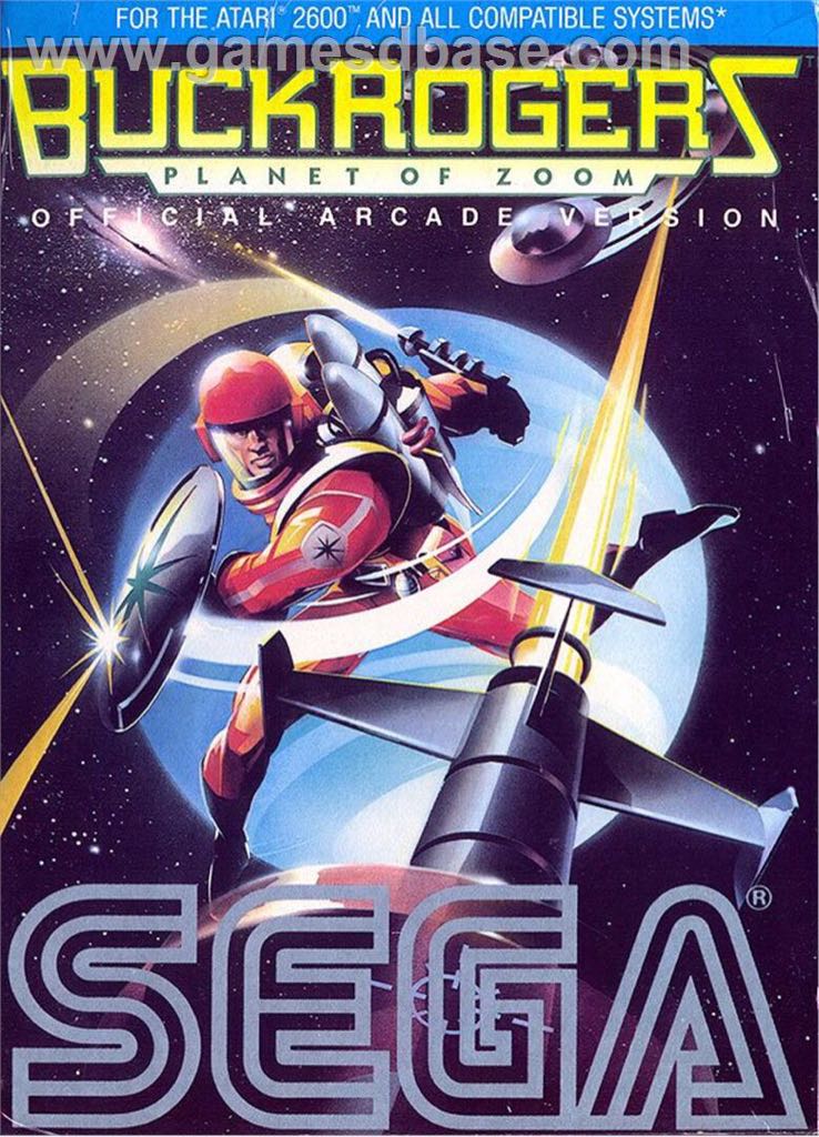 Buck Rogers Planet Of Zoom - Atari 2600 (Sega) video game collectible - Main Image 1