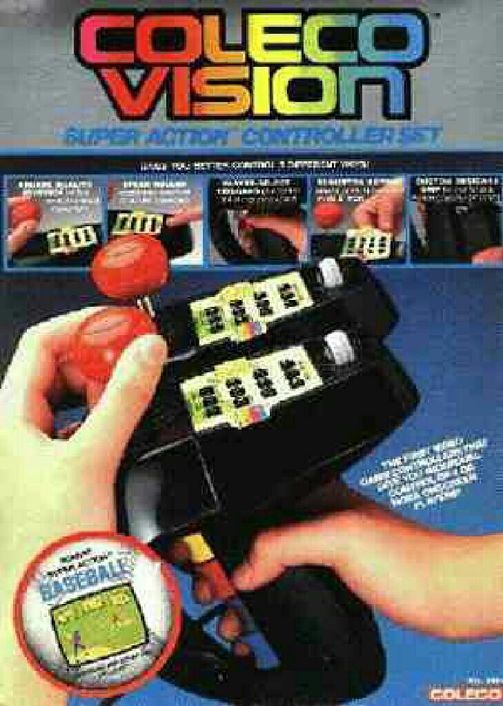 Super Action Baseball - Colecovision video game collectible - Main Image 2