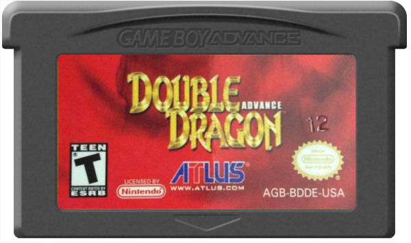 Double Dragon Advance - Nintendo Game Boy Advance (GBA) (Atlus - 1-2) video game collectible [Barcode 730865850082] - Main Image 3