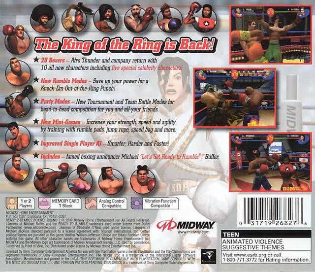 Ready To Rumble Boxing : Round 2 - Nintendo Game Boy Advance (GBA) (Midway Entertainment - 1) video game collectible - Main Image 2