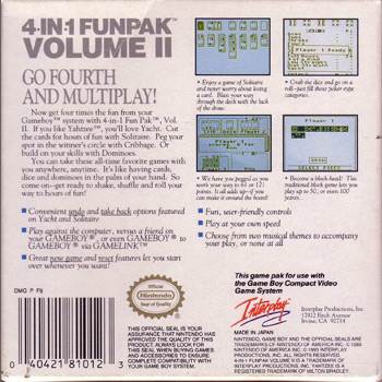 4 In 1 Funpack Vol II - Nintendo Game Boy (Interplay) video game collectible - Main Image 2