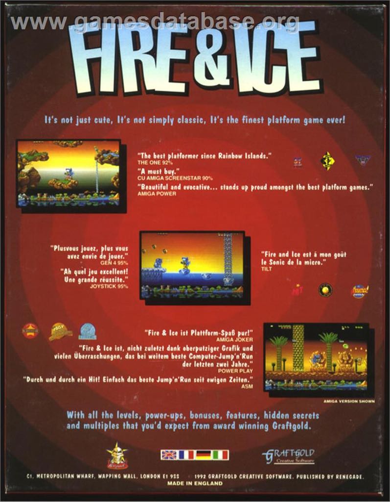 Fire And Ice - Atari ST video game collectible [Barcode 5018247373035] - Main Image 2