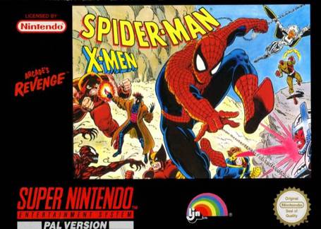 Spider-Man X-Men Arcade’s Revenge - Nintendo Super Nintendo Entertainment System (SNES) video game collectible - Main Image 1