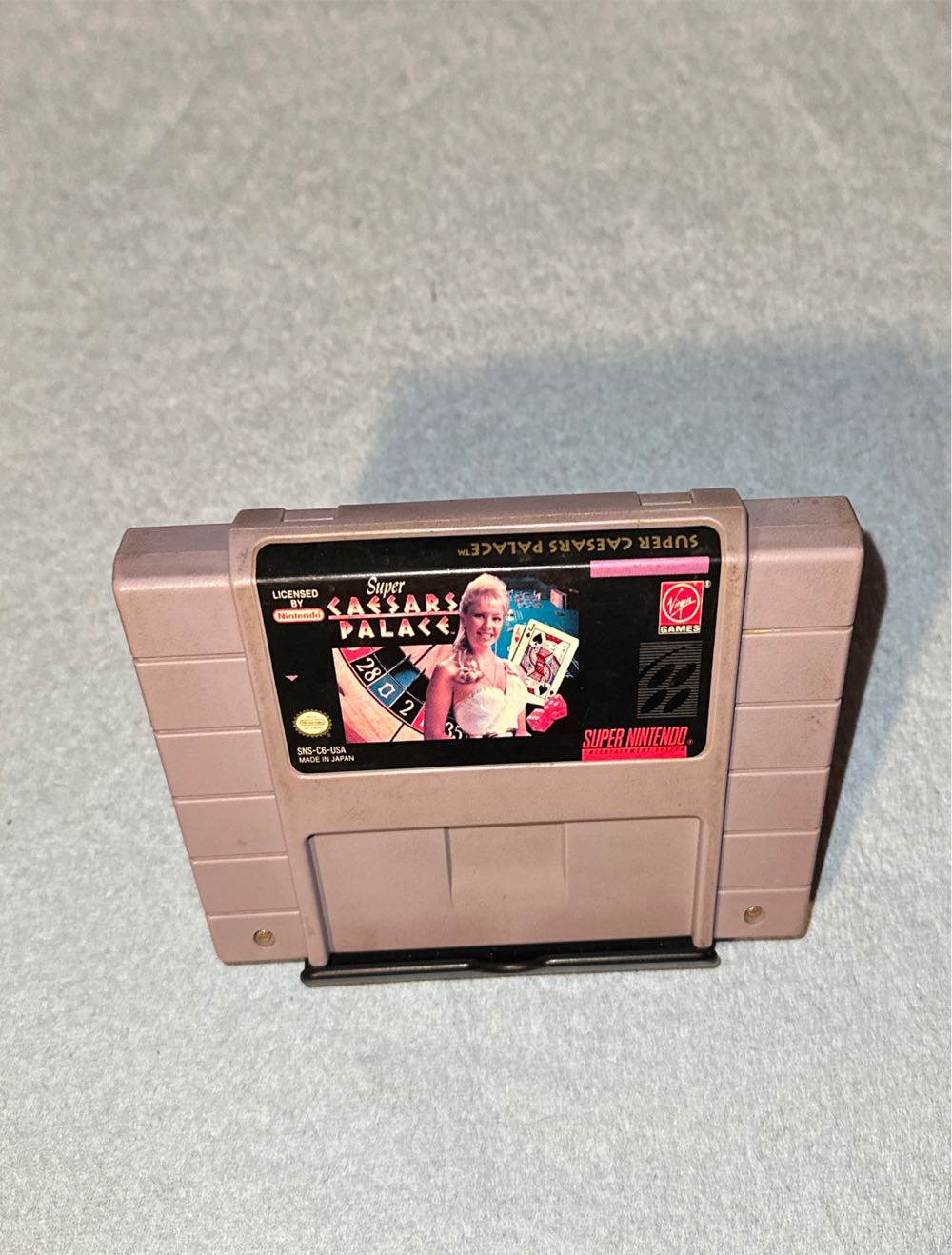 Super Caesar’s Palace - Nintendo Super Nintendo Entertainment System (SNES) video game collectible - Main Image 3