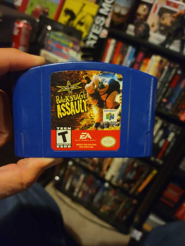 WCW Backstage Assault - Nintendo 64 (N64) (EA Games/Sports - 4) video game collectible - Main Image 3
