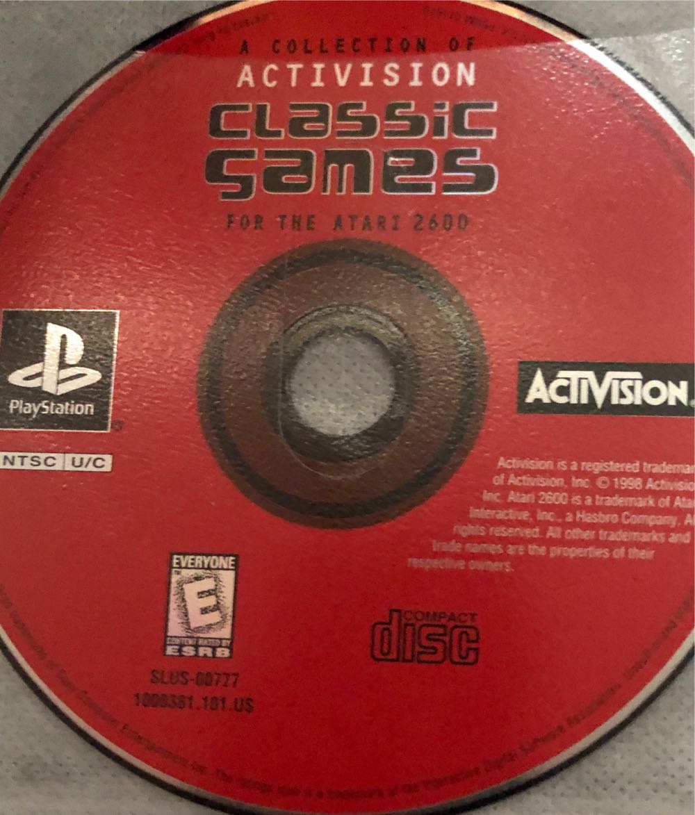 Activision Classics - Sony PlayStation (Activision - 1-2) video game collectible [Barcode 047875103818] - Main Image 4