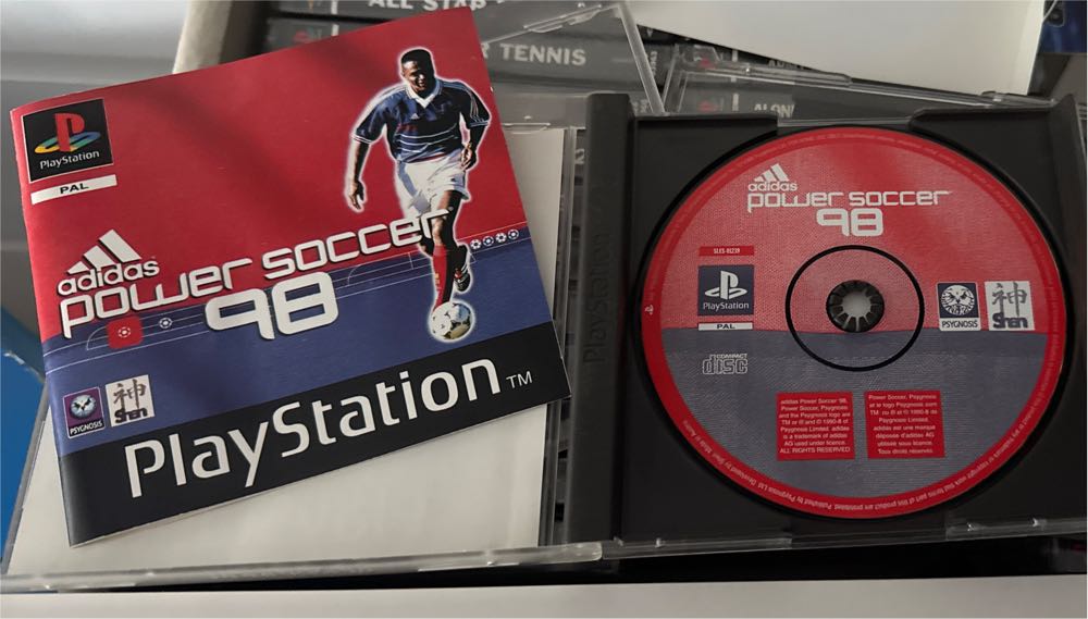 Adidas Power Soccer 98 - Sony PlayStation (Psygnosis - 1) video game collectible [Barcode 053203037090] - Main Image 2