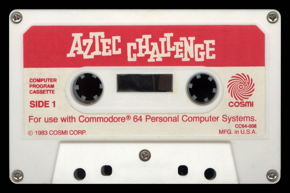 Aztec Challenge - Commodore 64 (Cosmi - 1-2) video game collectible - Main Image 3
