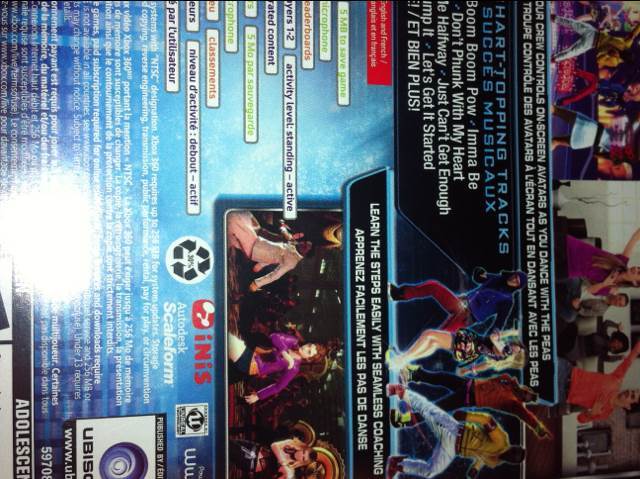 Kinect: Black Eyed Peas - Microsoft Xbox 360 video game collectible - Main Image 2