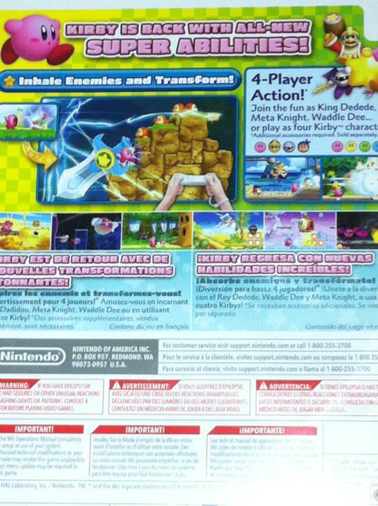 Kirby Return To Dreamland Deluxe - Nintendo Switch video game collectible - Main Image 2