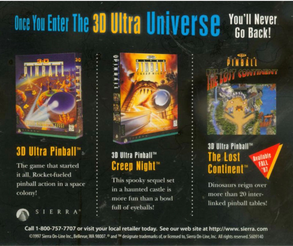 3-D Ultra Minigolf - PC (Sierra On-Line, Inc.) video game collectible [Barcode 020626705523] - Main Image 2