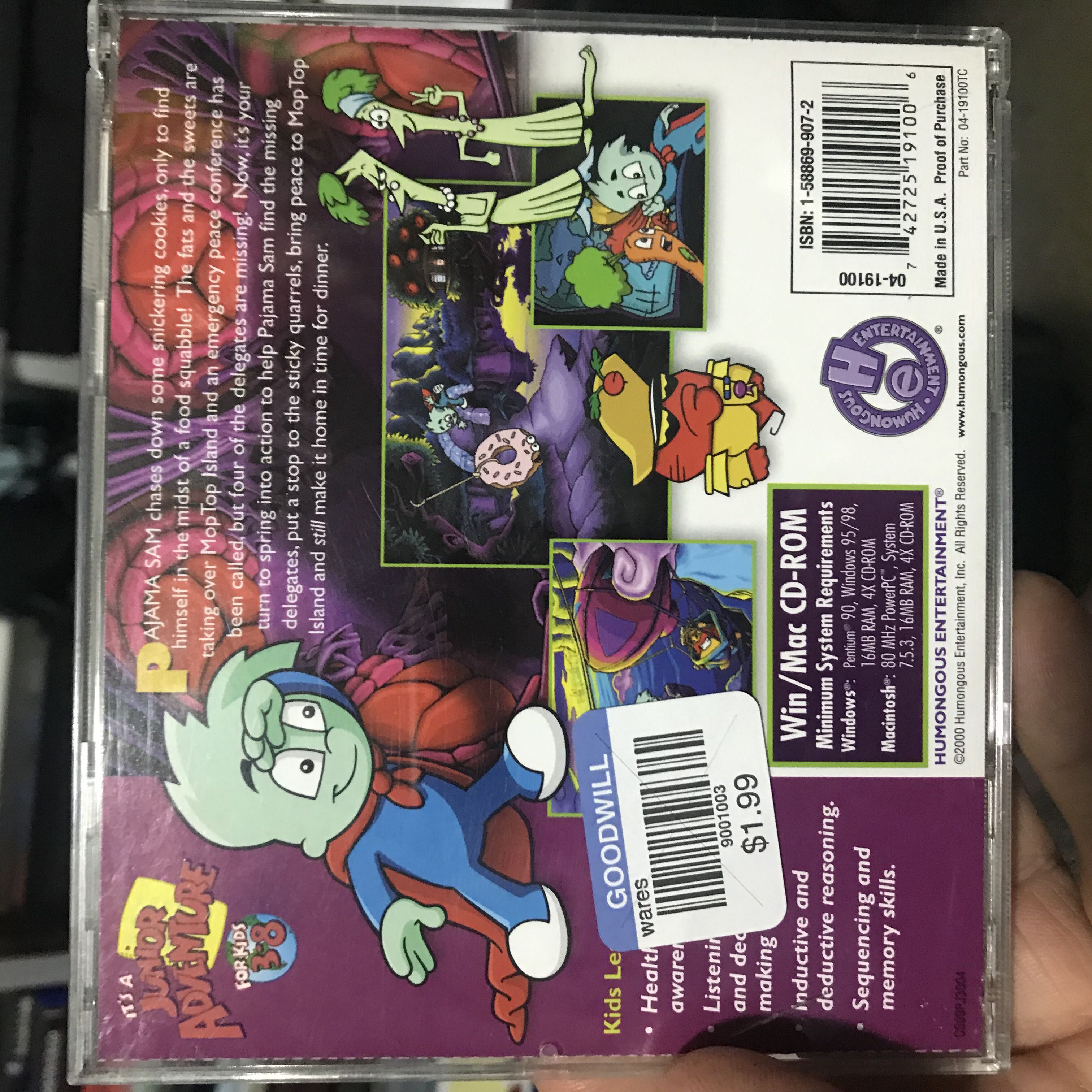 Pajama Sam 3: You Are What You Eat - Valve Steam (Humongous Entertainment) video game collectible - Main Image 2