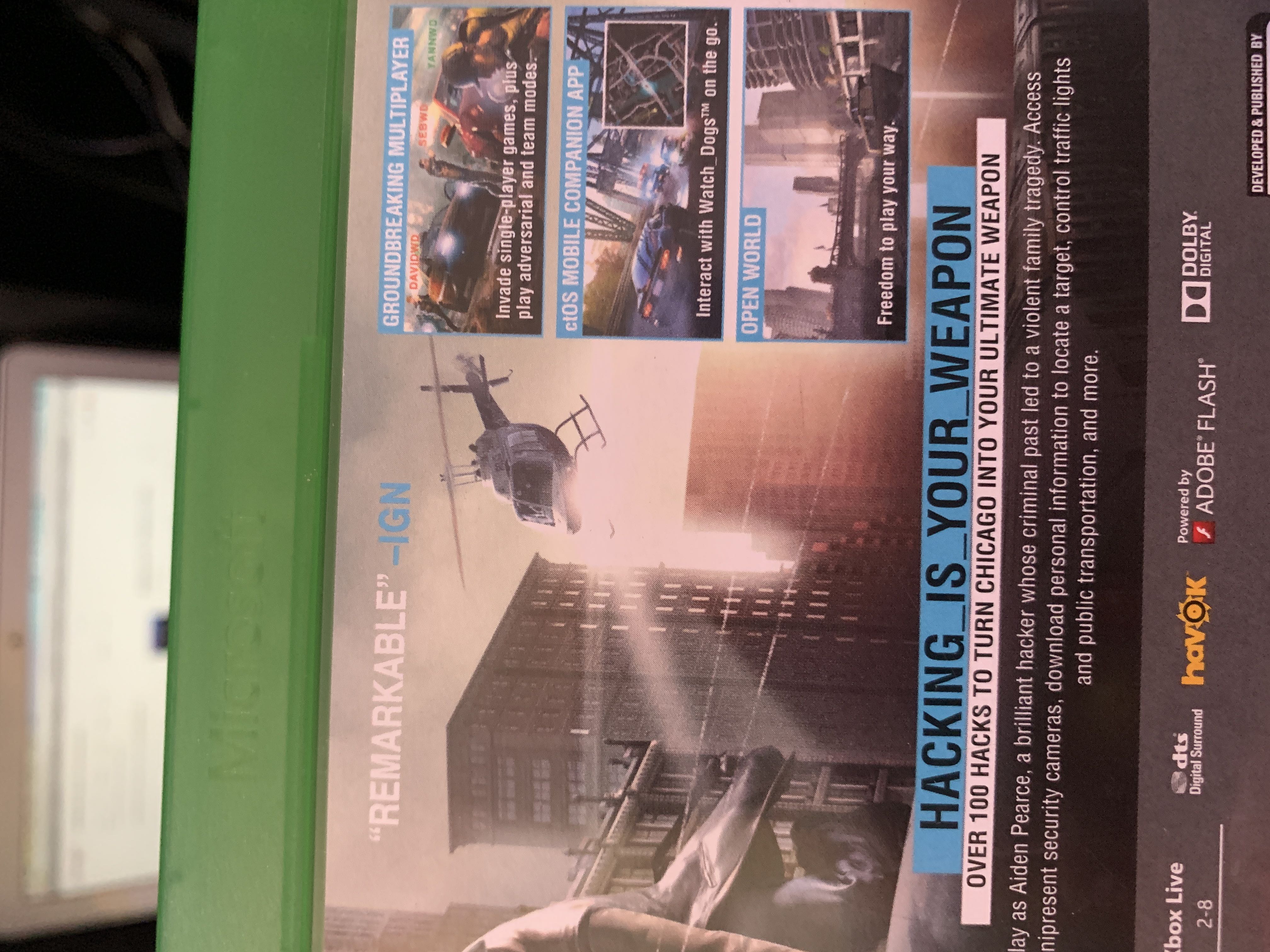 Watch Dogs - Microsoft Xbox One (Ubisoft - 1) video game collectible [Barcode 008888538042] - Main Image 3