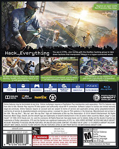 Watch Dogs - Microsoft Xbox One (Ubisoft - 1) video game collectible [Barcode 008888538400] - Main Image 2