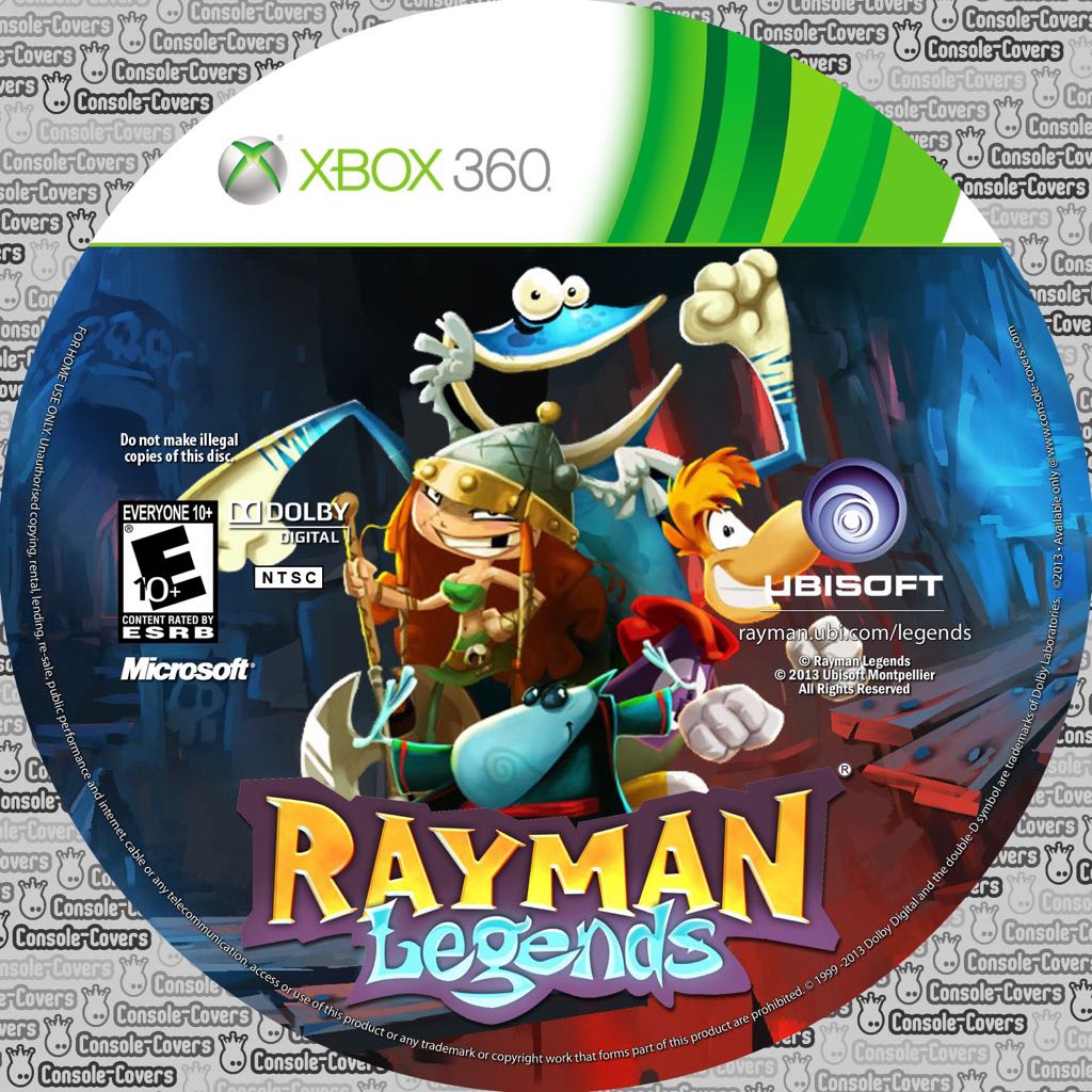 Rayman Legends - Microsoft Xbox 360 (Ubisoft - 4) video game collectible [Barcode 008888527664] - Main Image 2