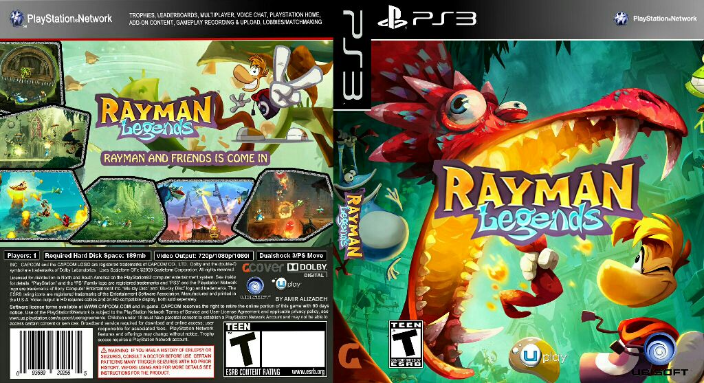 Rayman Legends - Sony PlayStation 3 (PS3) video game collectible [Barcode 4012160251990] - Main Image 2
