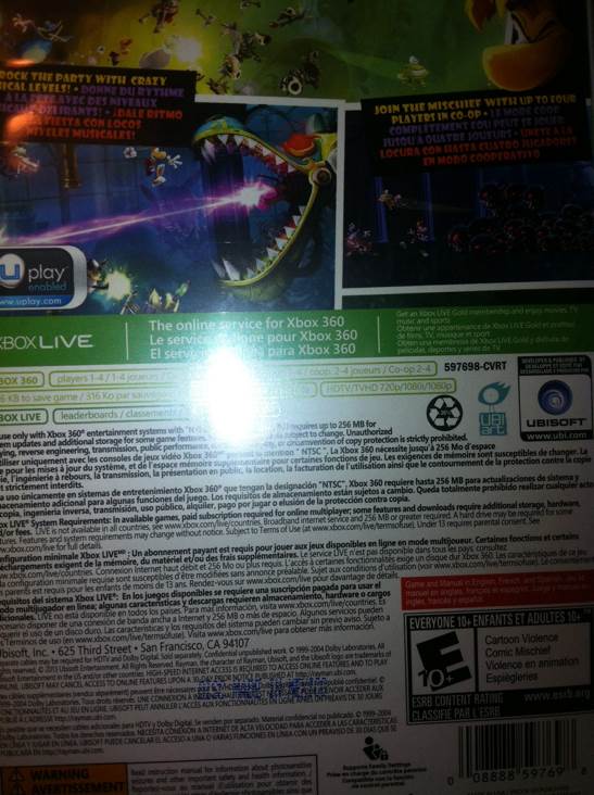 Rayman Legends - Microsoft Xbox 360 video game collectible - Main Image 2