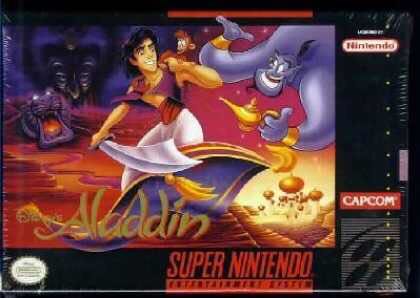 Disneys Aladdin - Nintendo Super Nintendo Entertainment System (SNES) video game collectible - Main Image 1