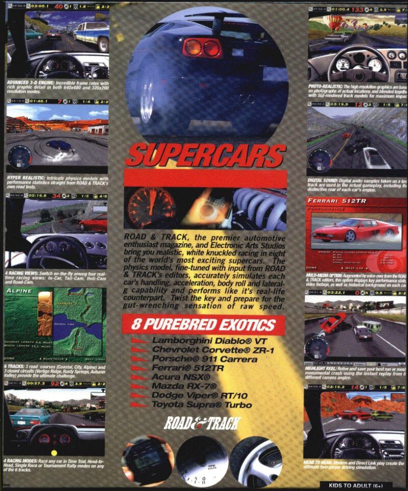 The Need For Speed - PC (Electronic Arts/EA Games - 2) video game collectible [Barcode 014633173543] - Main Image 2