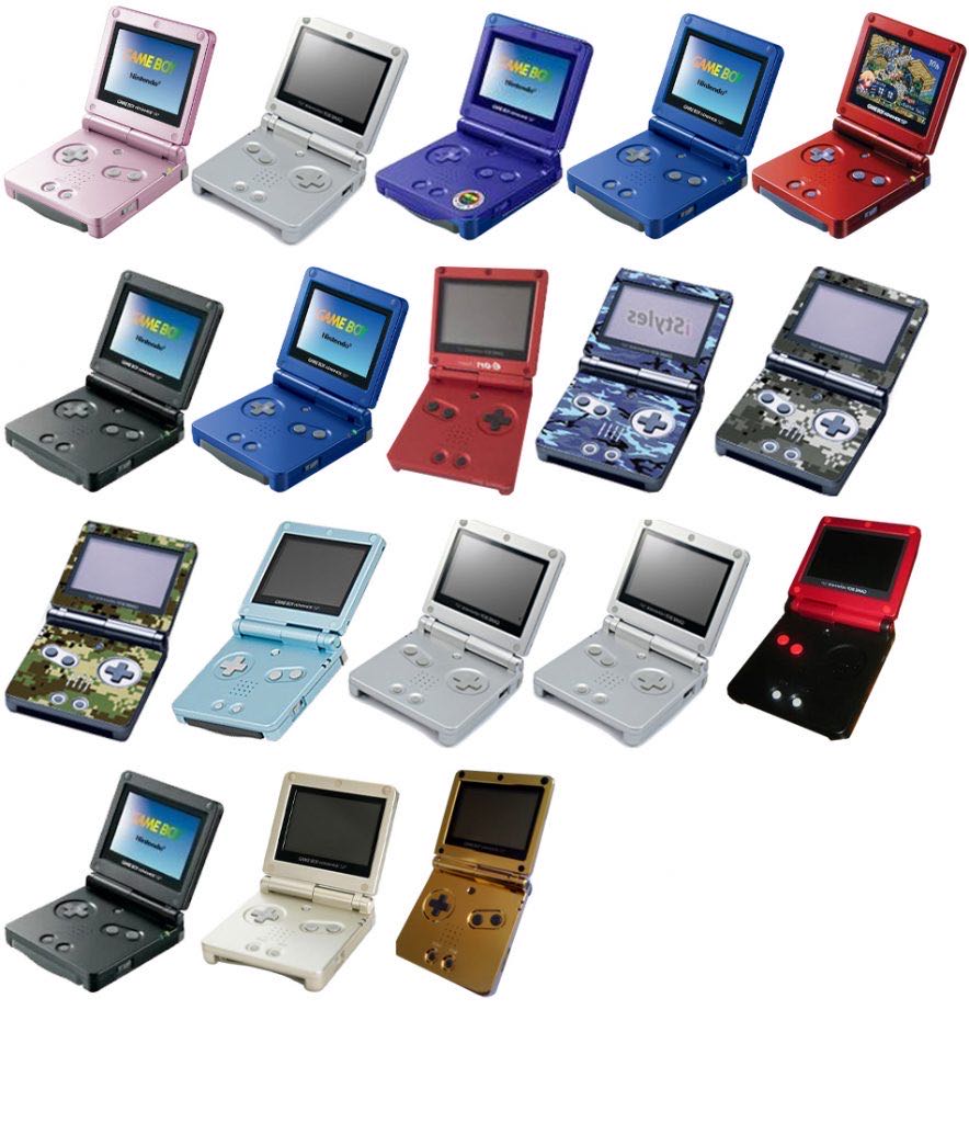 (2003) Gameboy Advance SP - Nintendo Game Boy Advance (GBA) video game collectible - Main Image 4