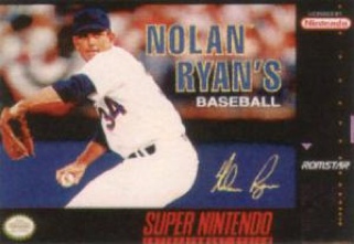 Nolan Ryans Baseball - Nintendo Super Nintendo Entertainment System (SNES) video game collectible - Main Image 1